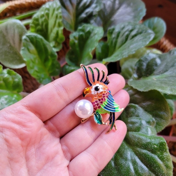 New Parrot Brooch Pin - Picture 3 of 4